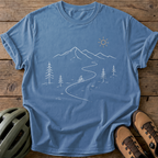 Mountain Path Tee — blue-jean