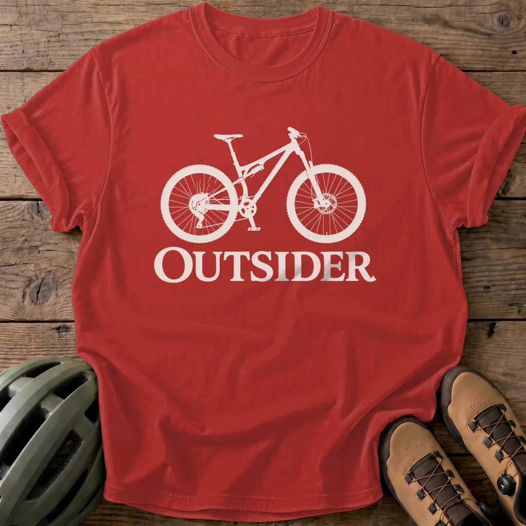 Outsider Tee — red