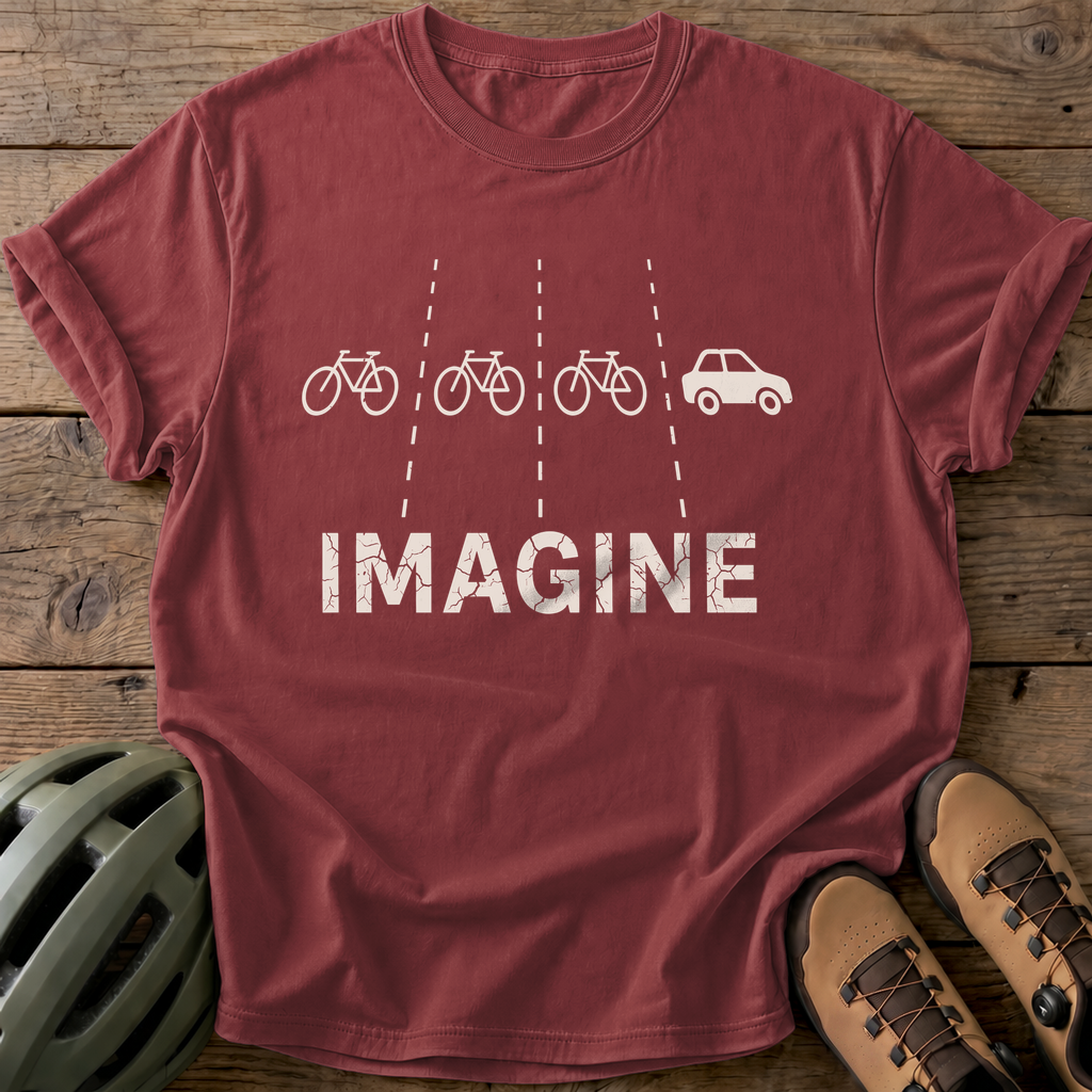 Imagine Tee — brick
