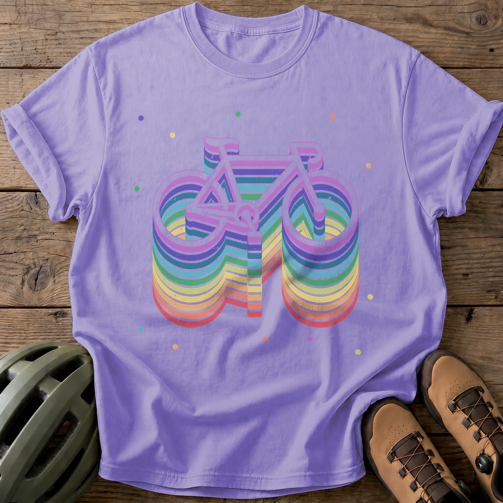 Rainbow Rider Tee — violet