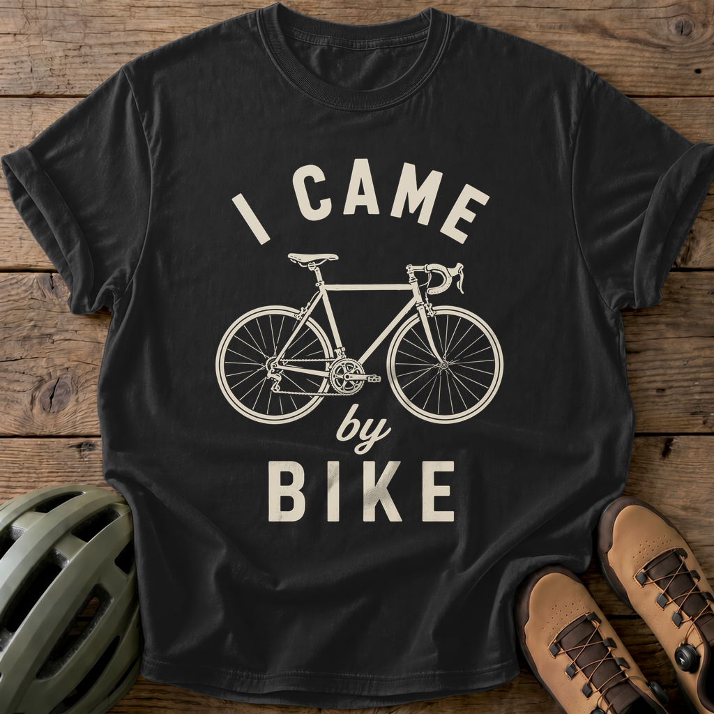 Bike Arrival Tee — black