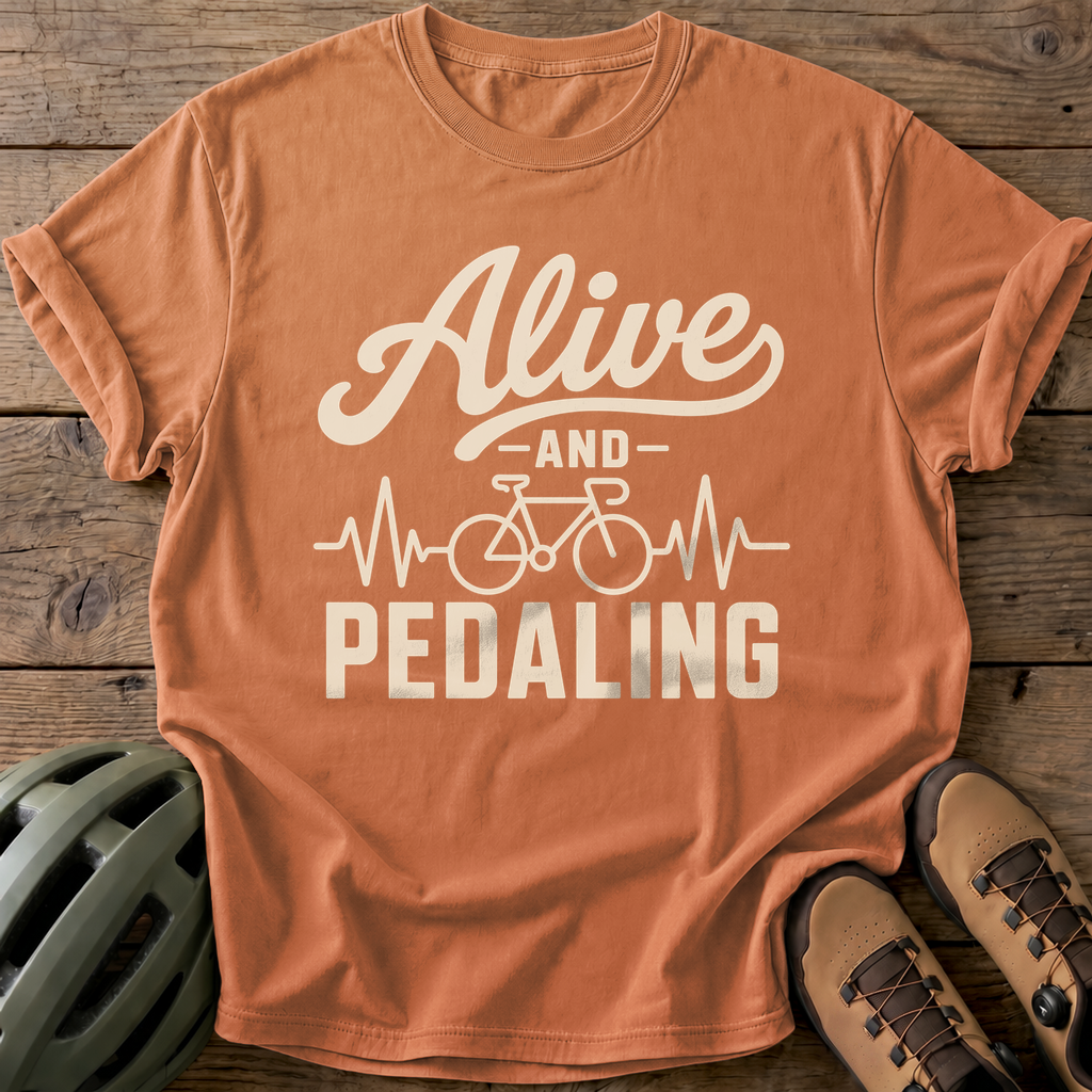 Alive Pedaling Tee — yam
