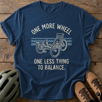 One More Wheel Tee — navy