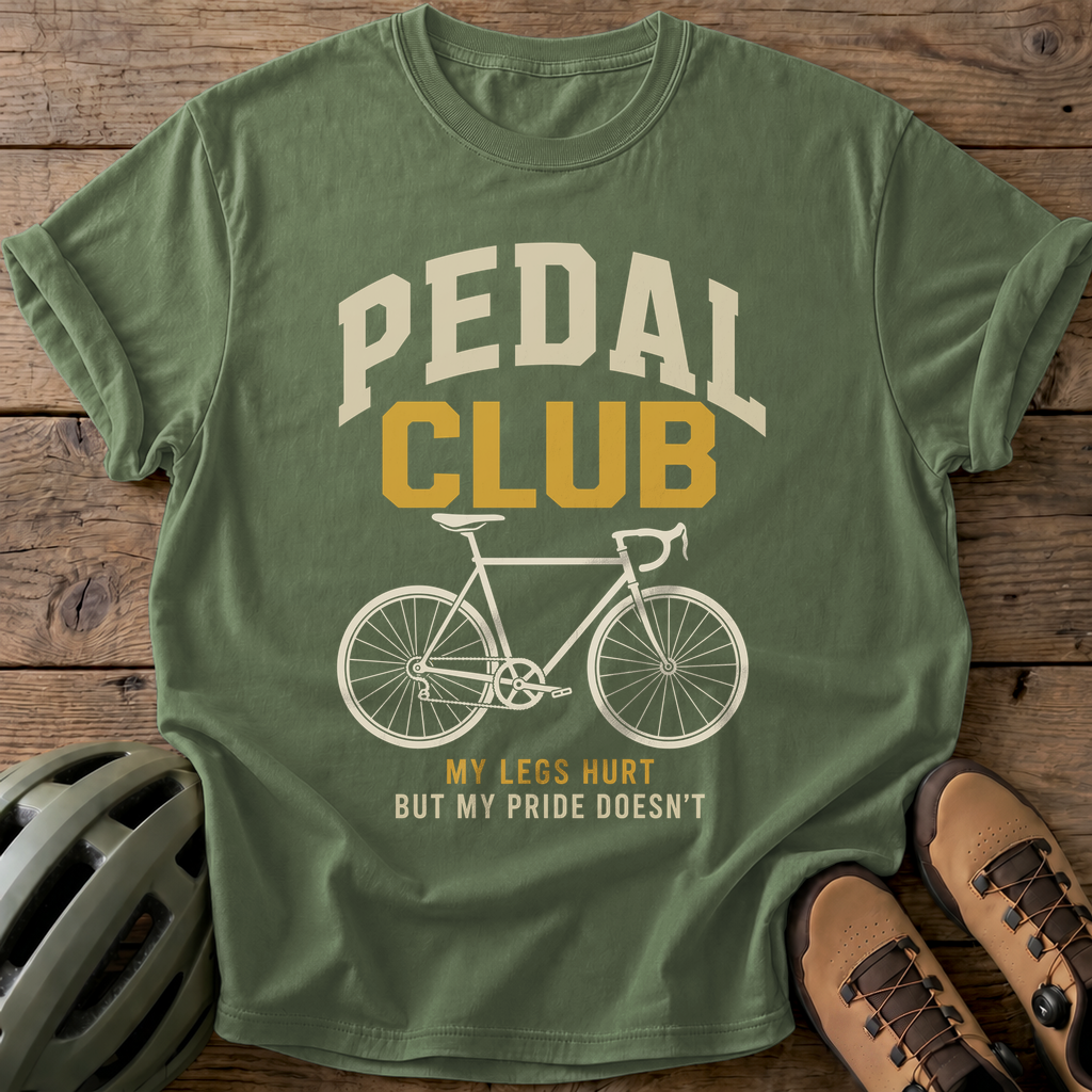 Pedal Club Tee — moss