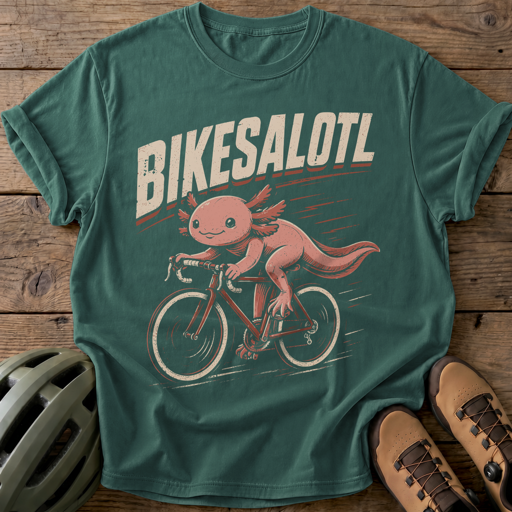 Bikesalotl Tee — blue-spruce