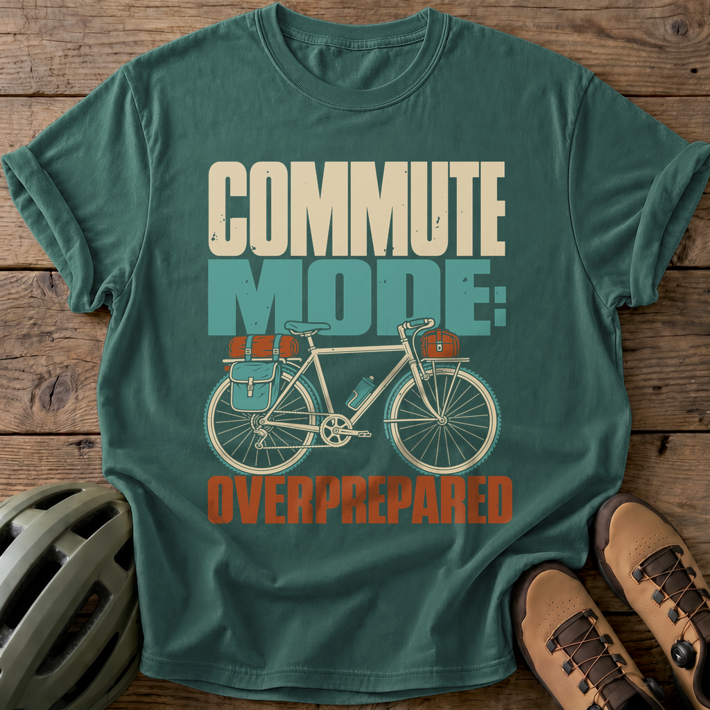 Commute Mode: Overprepared Tee — blue-spruce
