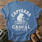 Capybara Casual Tee — blue-jean