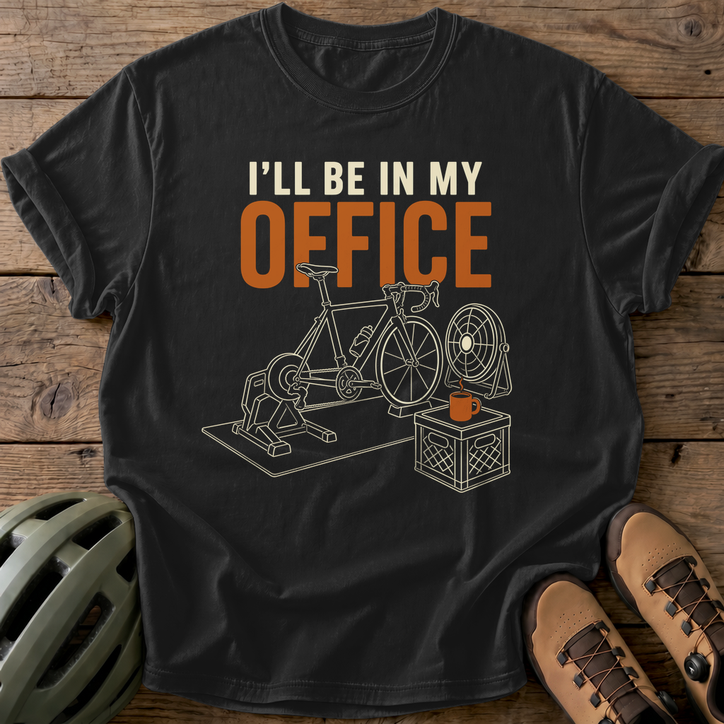 In My Office Tee — black