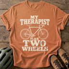 My Therapist Has Two Wheels Tee — yam