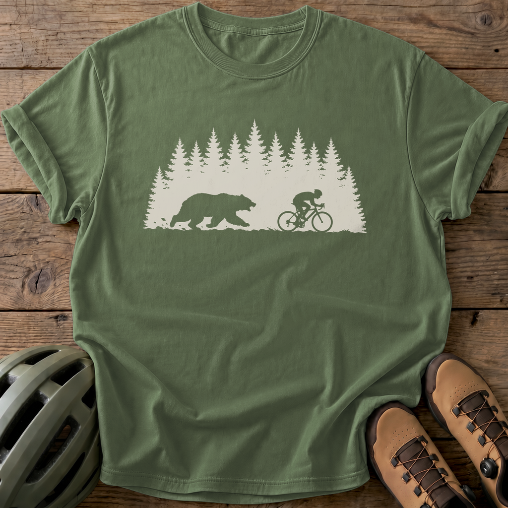 Bear Chase Tee — moss