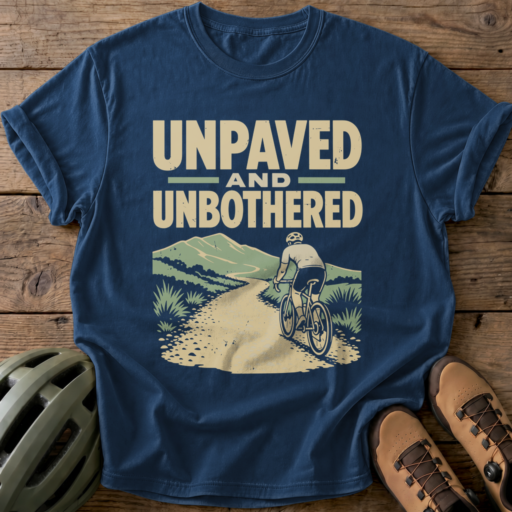 Unpaved And Unbothered Tee — navy
