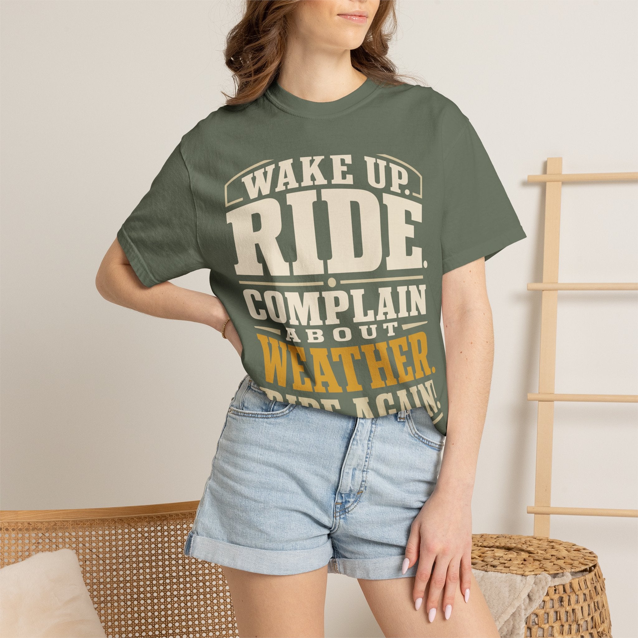 Wake Up Ride Again Tee
