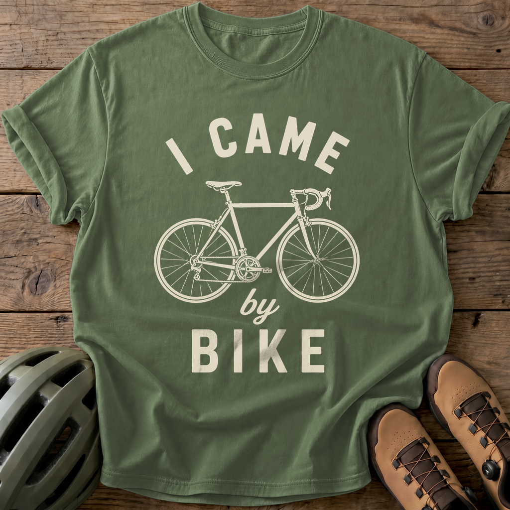 Bike Arrival Tee — moss