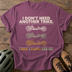 Bigger Garage Tee — berry