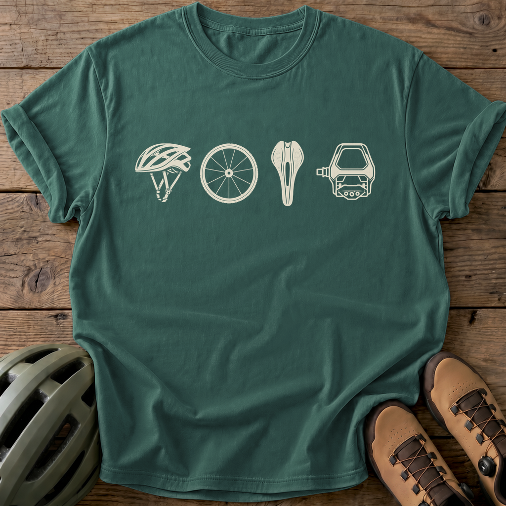 Cycling Essentials Tee — blue-spruce