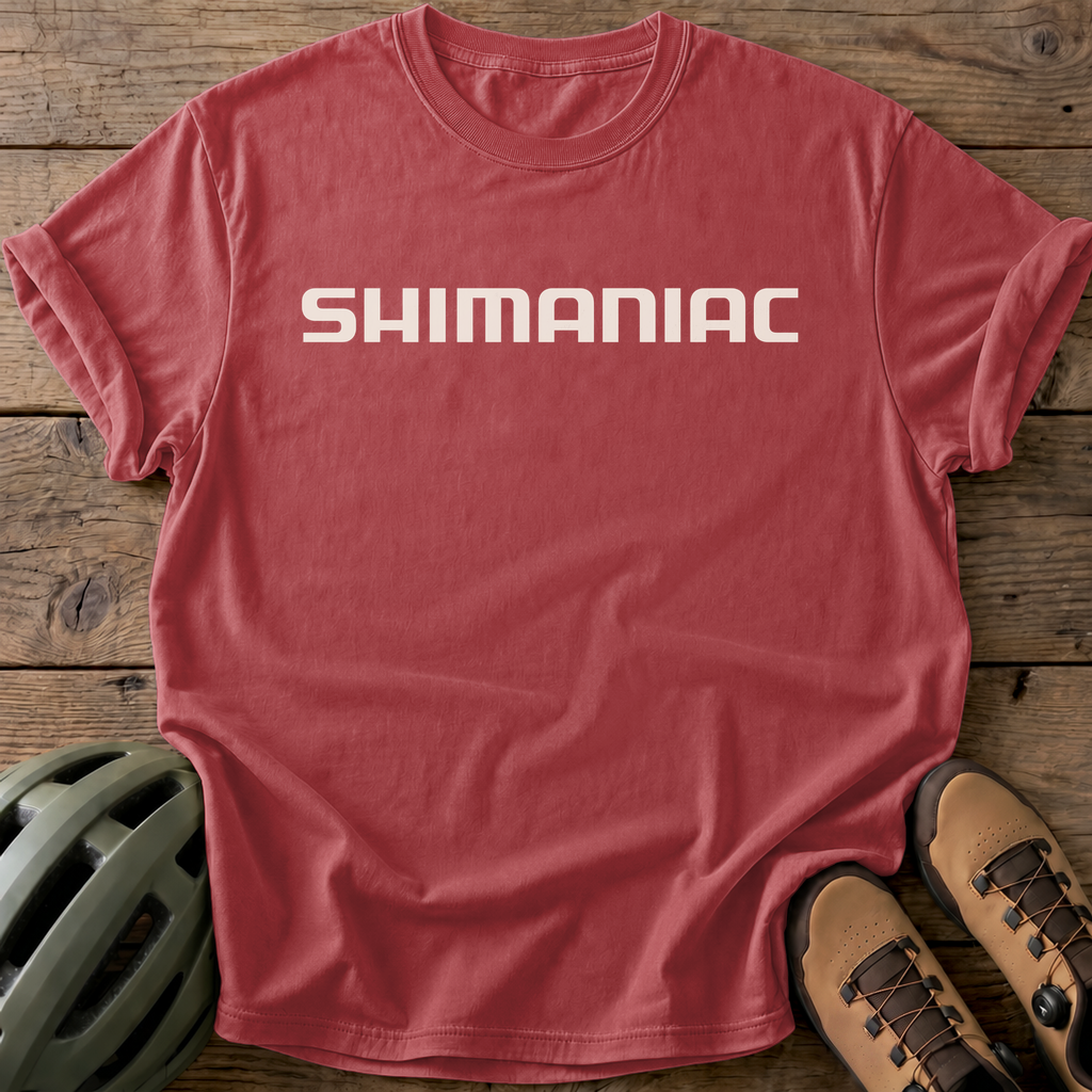 Shimaniac Tee — crimson