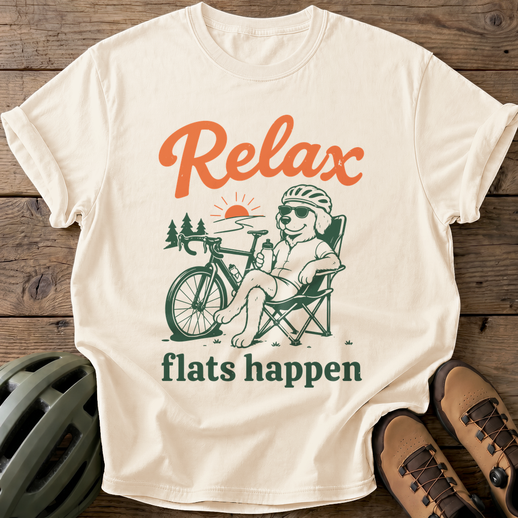 Relax Flats Tee — ivory
