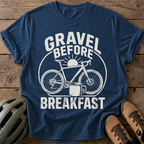 Gravel Before Breakfast Tee — navy