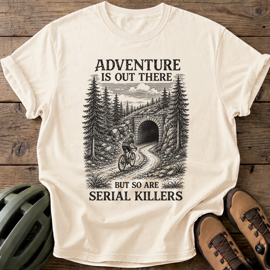 Adventure & Serial Killers Tee — ivory