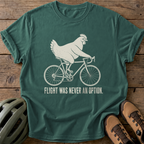 Flightless Cyclist Tee — blue-spruce