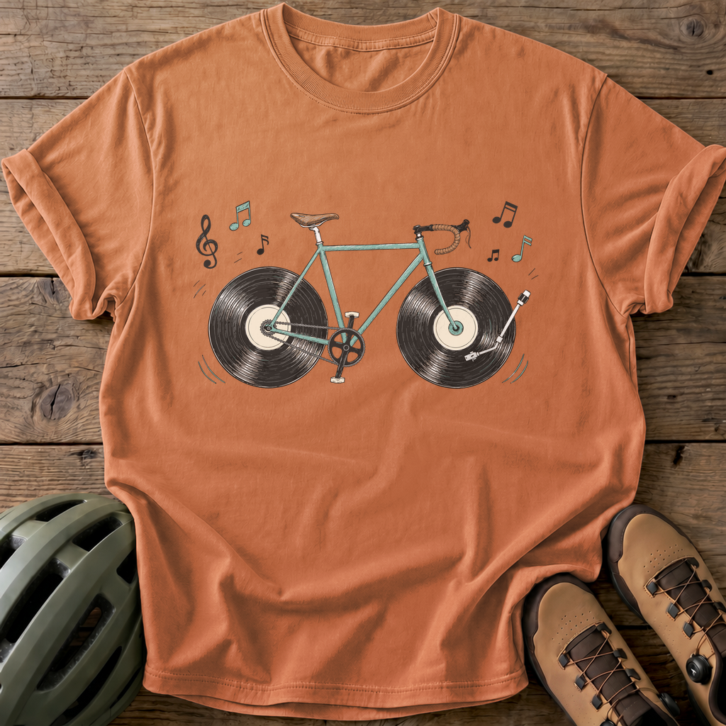 Vinyl Wheels Tee — yam