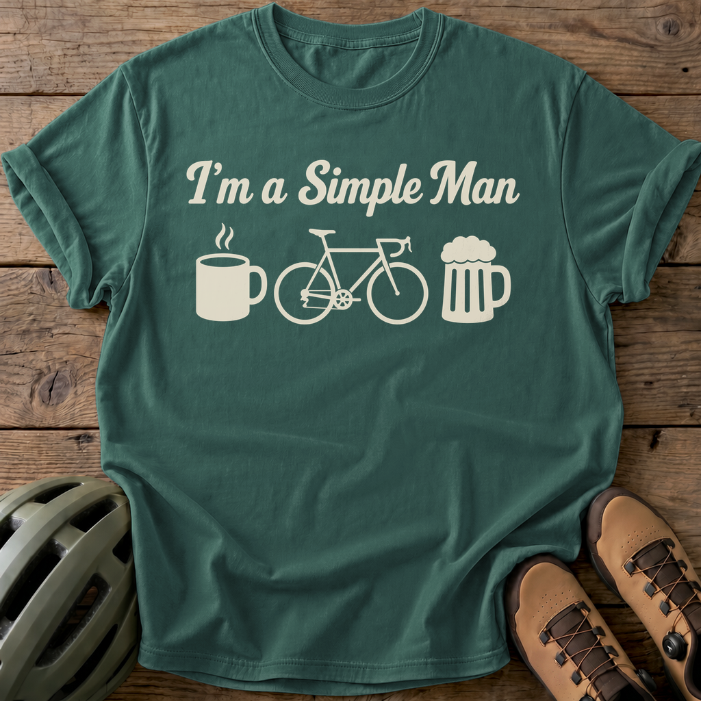 Simple Man Tee — blue-spruce