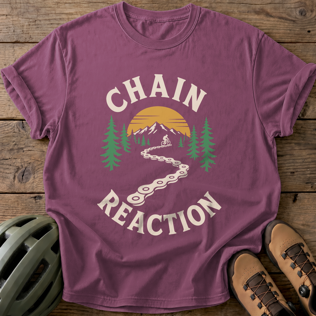 Chain Reaction Tee — berry
