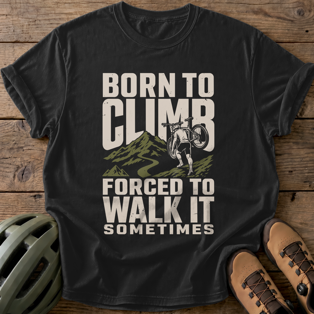 Born To Climb Tee — black