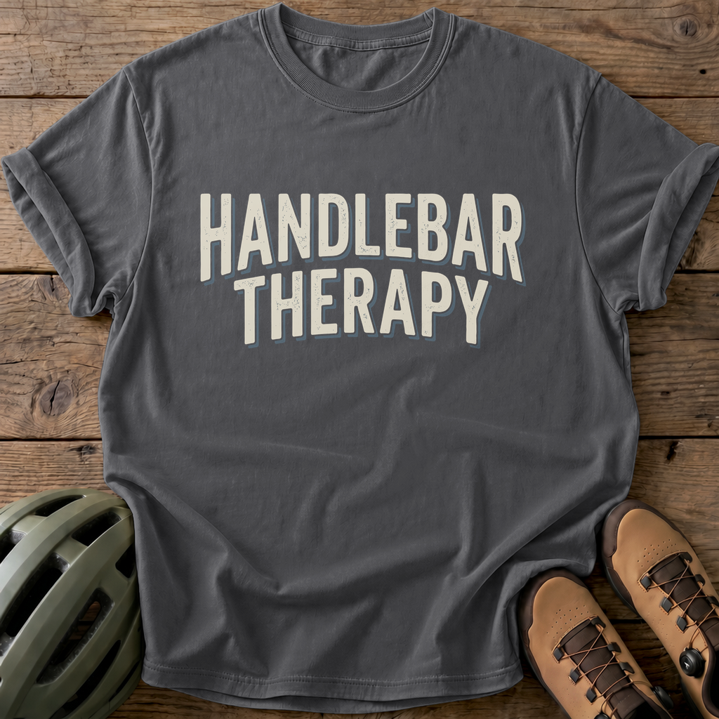 Handlebar Therapy Tee — pepper