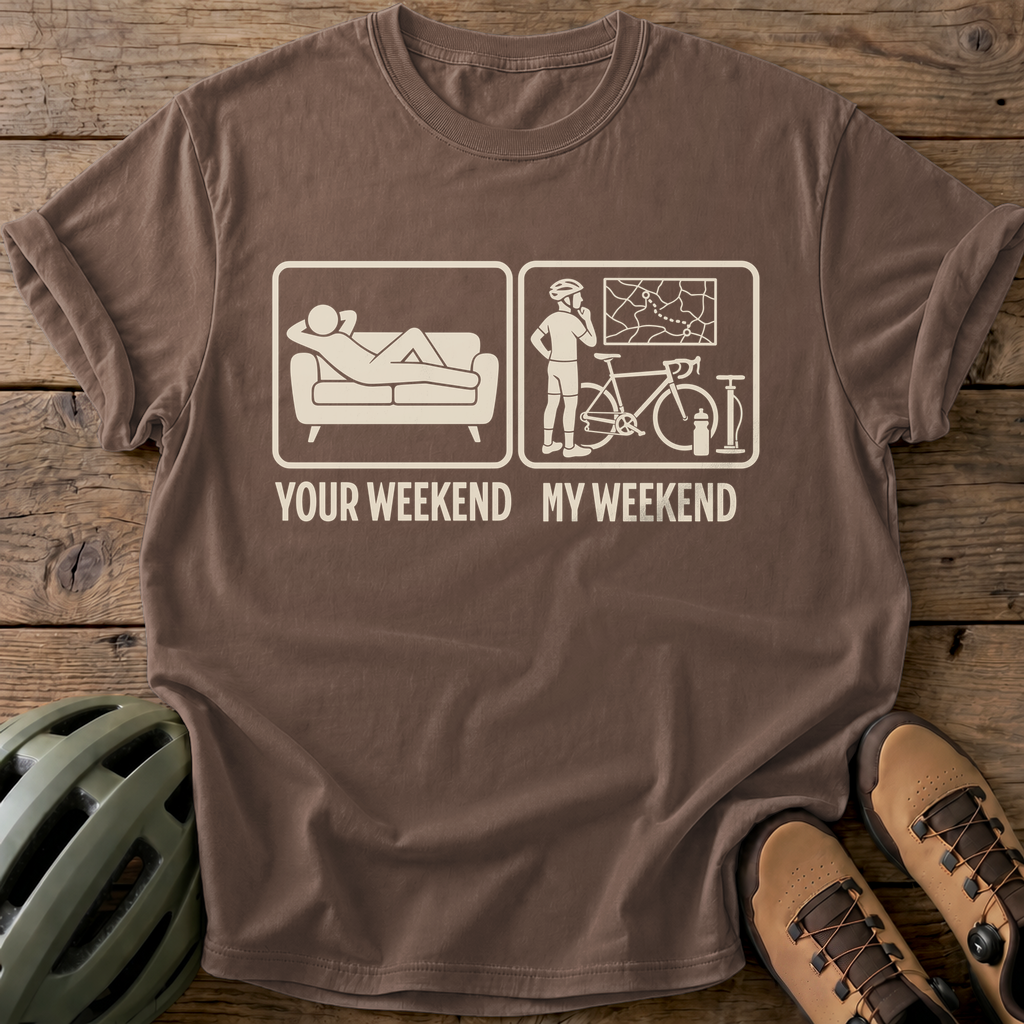 Weekend Cycling Tee — espresso