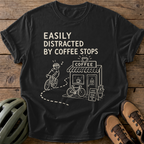 Coffee Stops Tee — black
