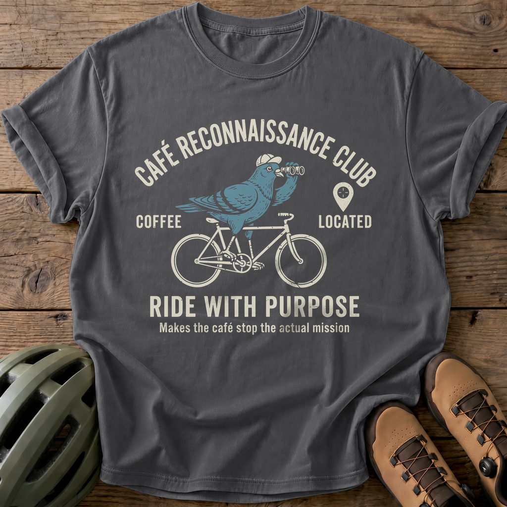 Cafe Ride Tee — pepper