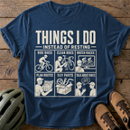 Things I Do Tee — navy