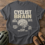 Cyclist Brain Tee — pepper