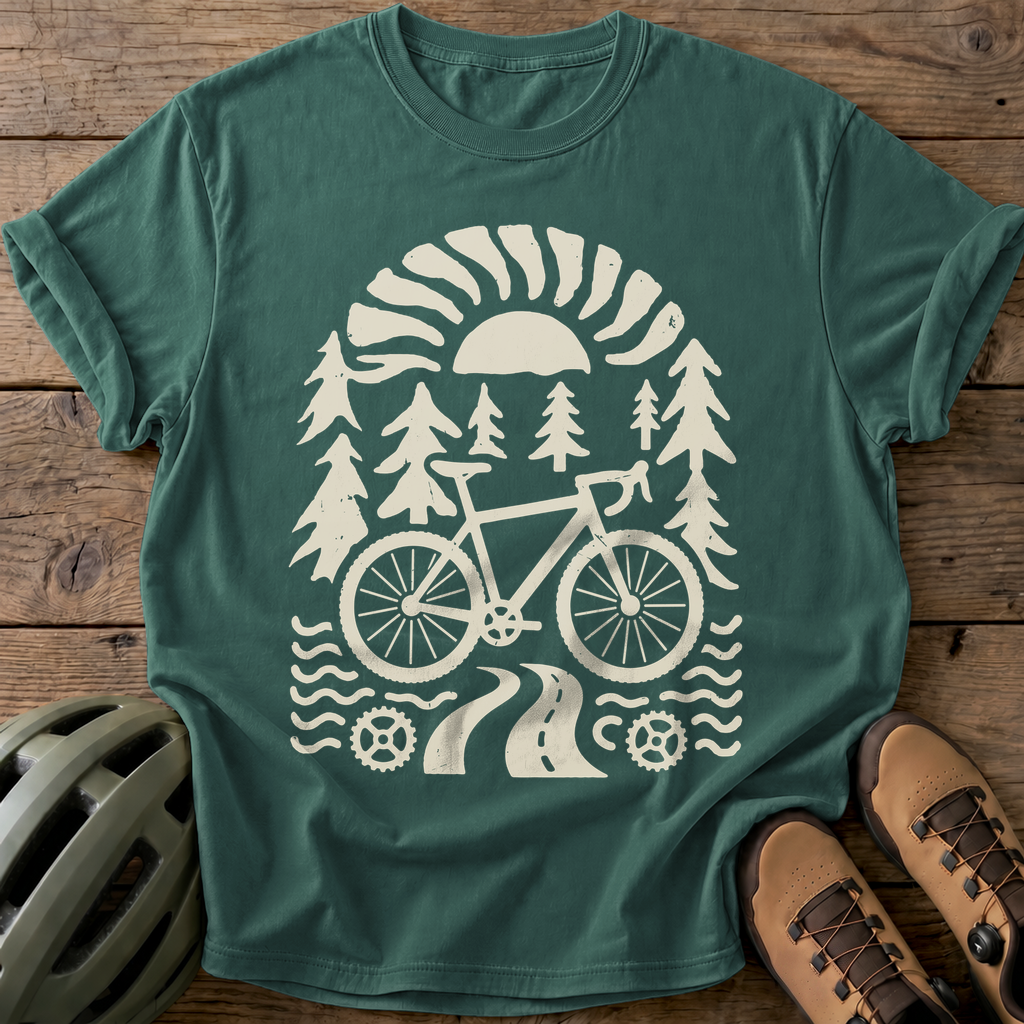 Forest Ride Tee — blue-spruce