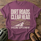 Dirt Roads Tee — berry