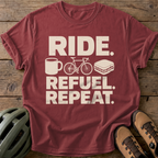 Ride Refuel Tee — brick