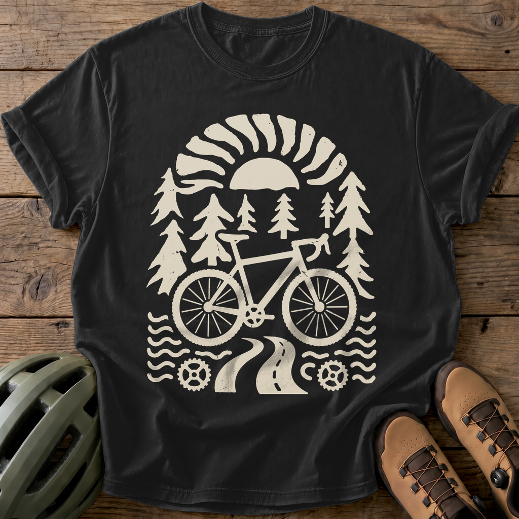 Forest Ride Tee — black