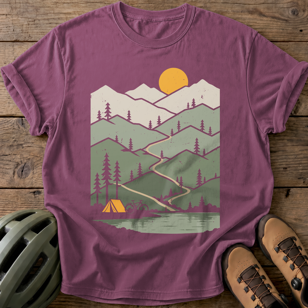Mountain Ride Tee — berry