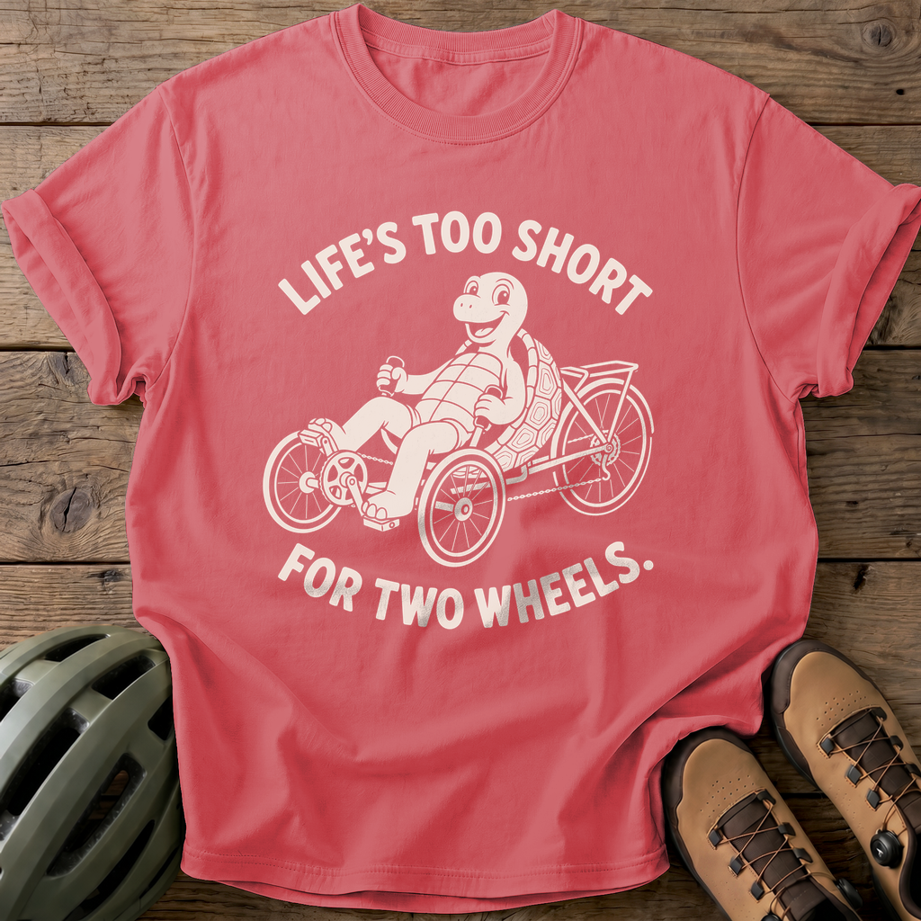 Two Wheels Tee — watermelon