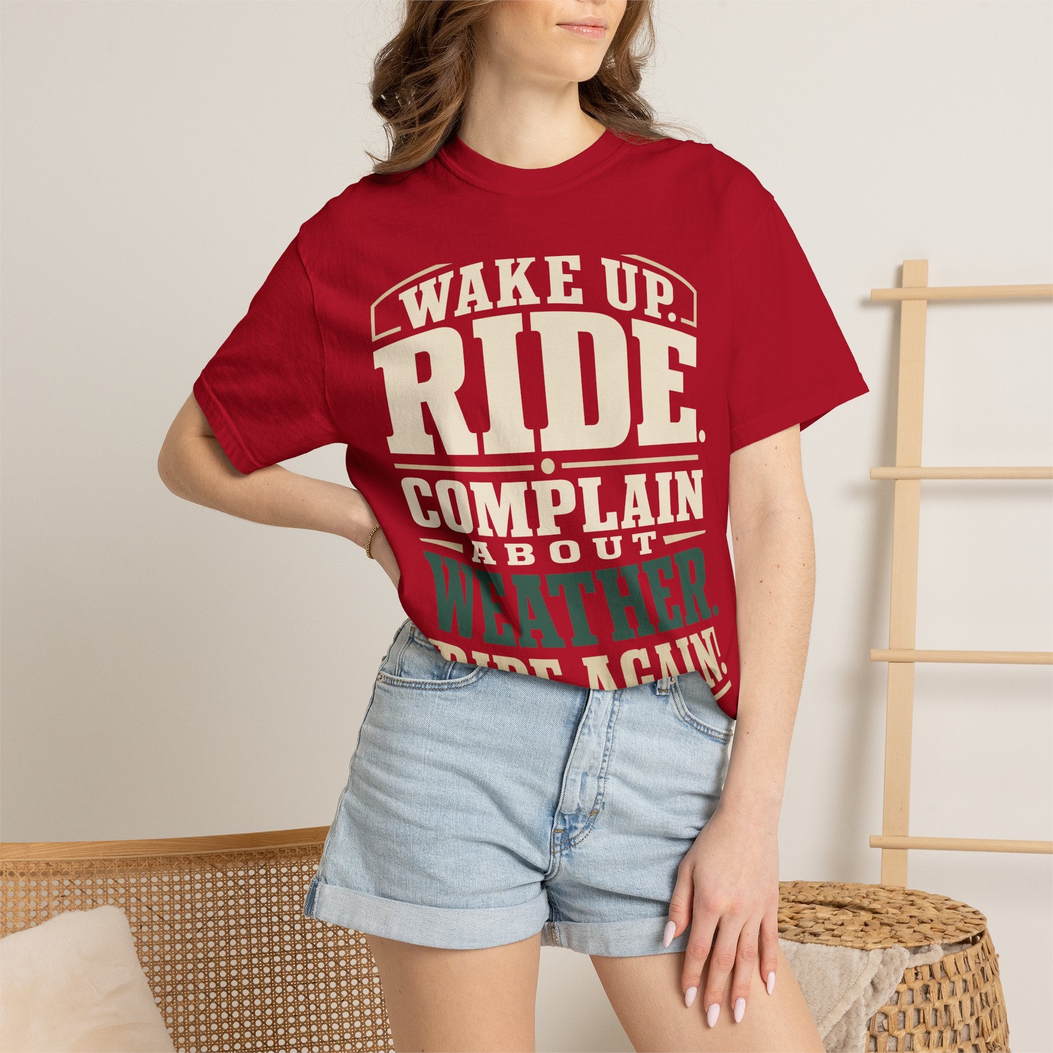 Wake Up Ride Again Tee