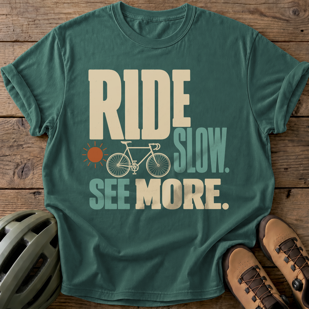 Ride Slow Tee — blue-spruce