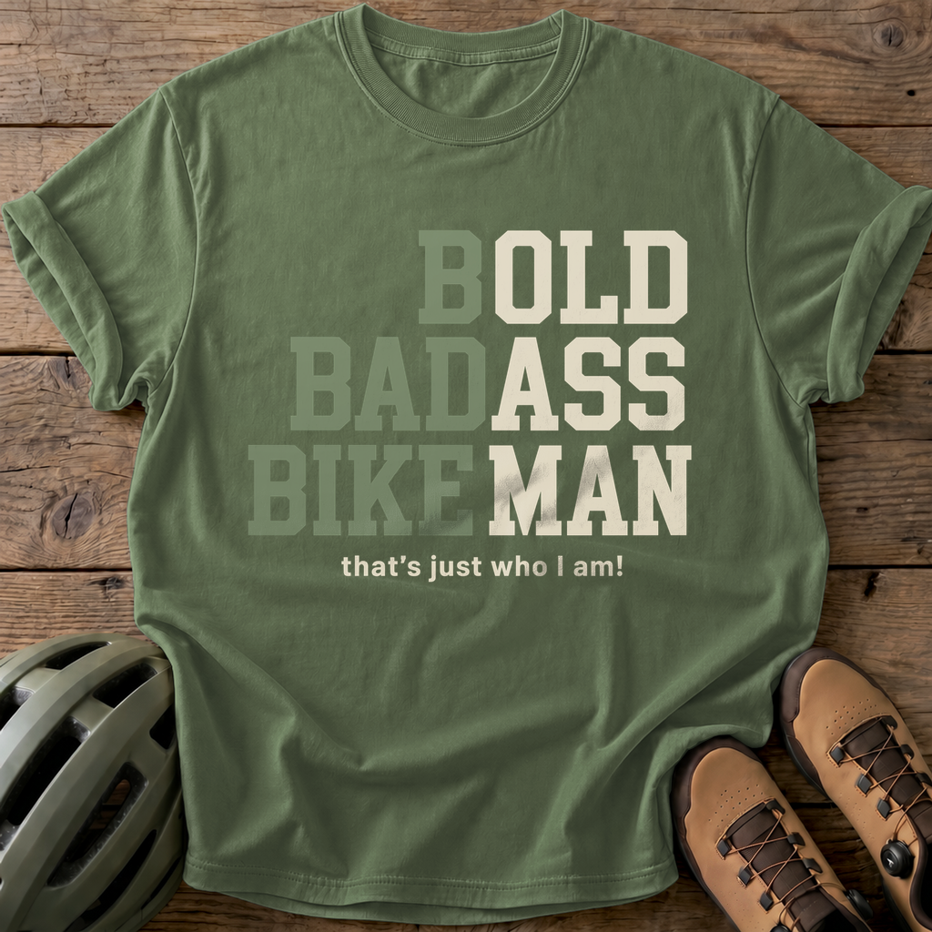 Bad Bike Tee — moss