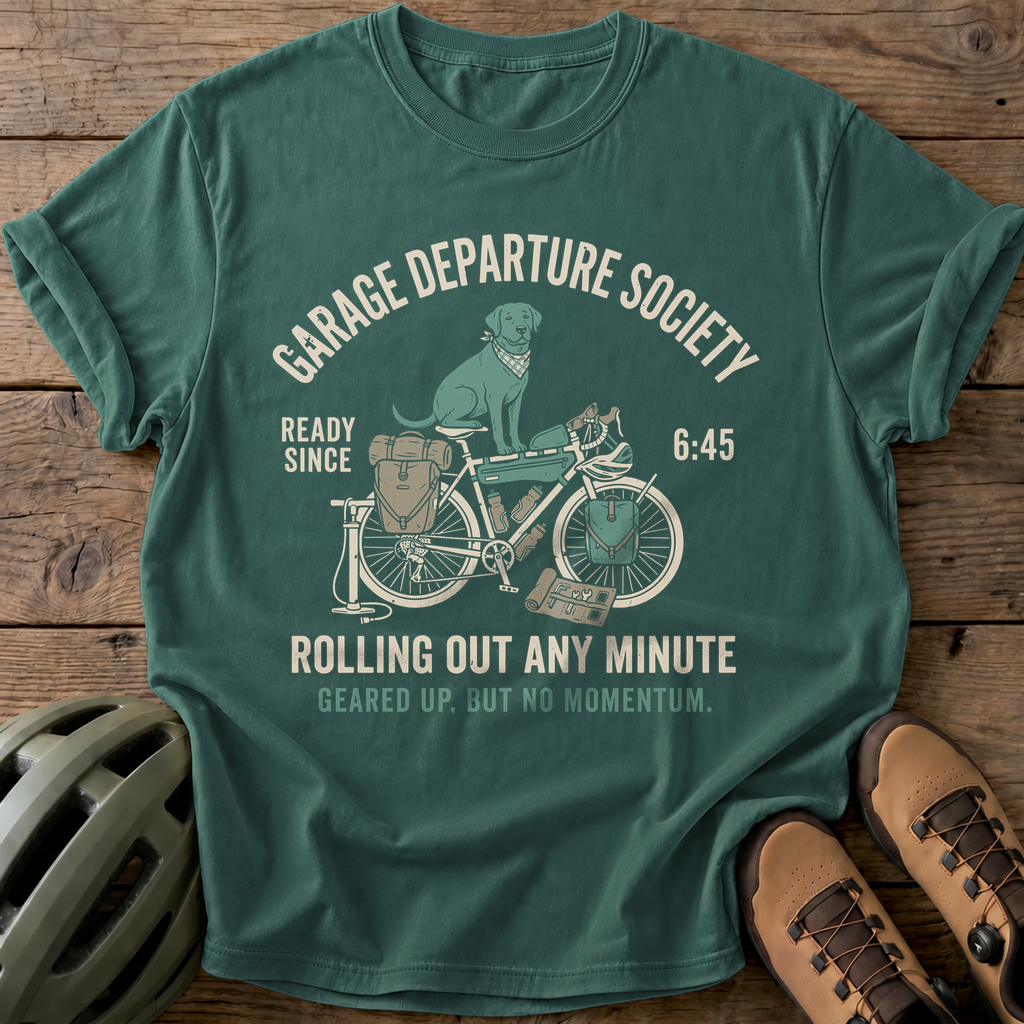 Garage Departure Tee — blue-spruce