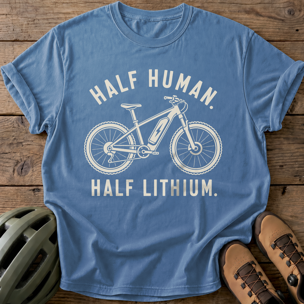 Half Lithium Tee — blue-jean
