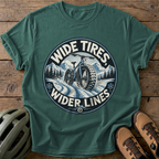 Wide Tires Tee — blue-spruce