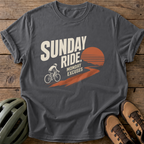 Sunday Ride Monday Excuses Tee — pepper