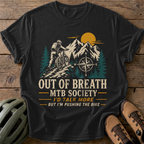 Out Of Breath MTB Society Tee — black
