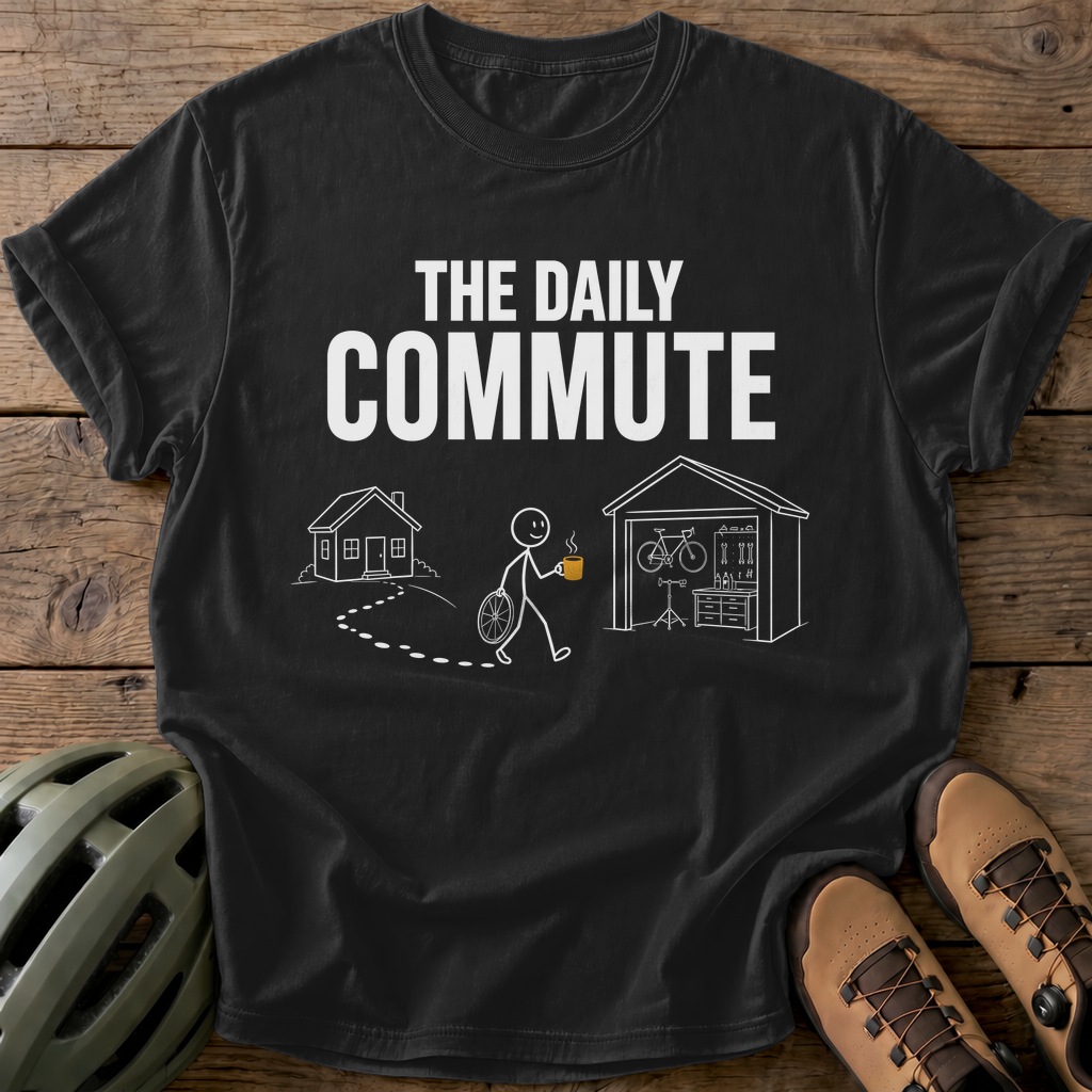 The Daily Commute Tee — black