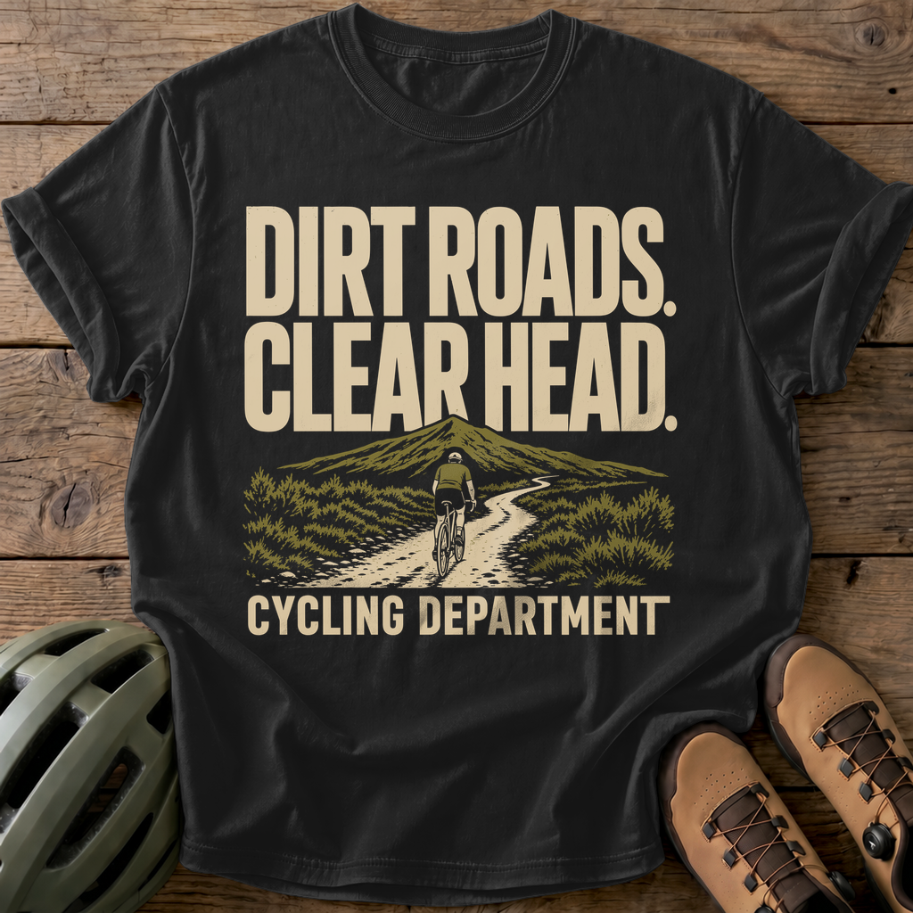 Dirt Roads Tee — black